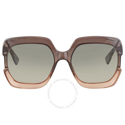 Dior Gaia Graduated Grey Square Ladies Sunglasses Dior Gaia 